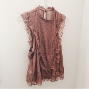 Express Pink Top Size M NWT